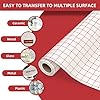 Transfer Tape for Vinyl - 12" x 16.4 Feet（30.5 cm x 500 cm) with Clear Alignment Grid Vinyl Transfer Tape, Cameo Vinyl Transfer Tape for Decals, Signs, Walls, Windows,Mug #5