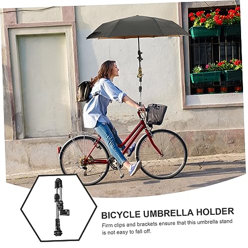 Amosfun Base De Guarda-chuva Acessórios Cadeira De Praia Braçadeira De Guarda-Chuva De Metal Suporte