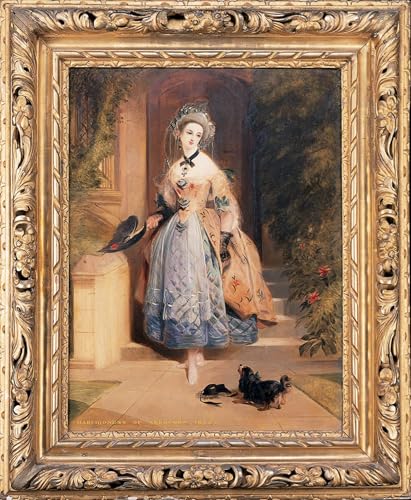 Pared impresiones lienzo Ritratto di Louisa Jane di Daniel Maclise para solucionar paredes vacias