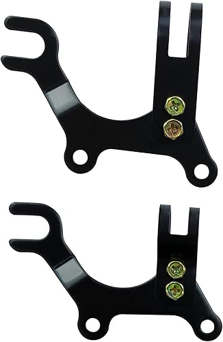 Adaptador de soporte de freno 2 piezas (1600.787 in y 1601.252 in), soporte de freno de disco convertidor de componentes y piezas de bicicleta