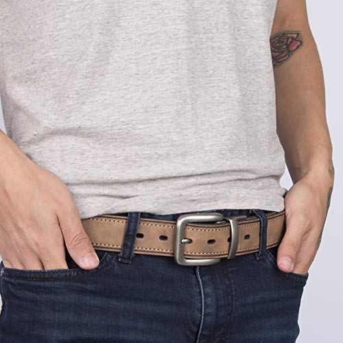 Image of Levi's Leather Men's Levis 40Mm Reversible Belt With Brushed Silver Buckle