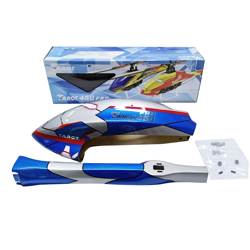 MICROHELI Aluminum Canopy Mount Set (RED) - Blade 450X/3D/330X/330S