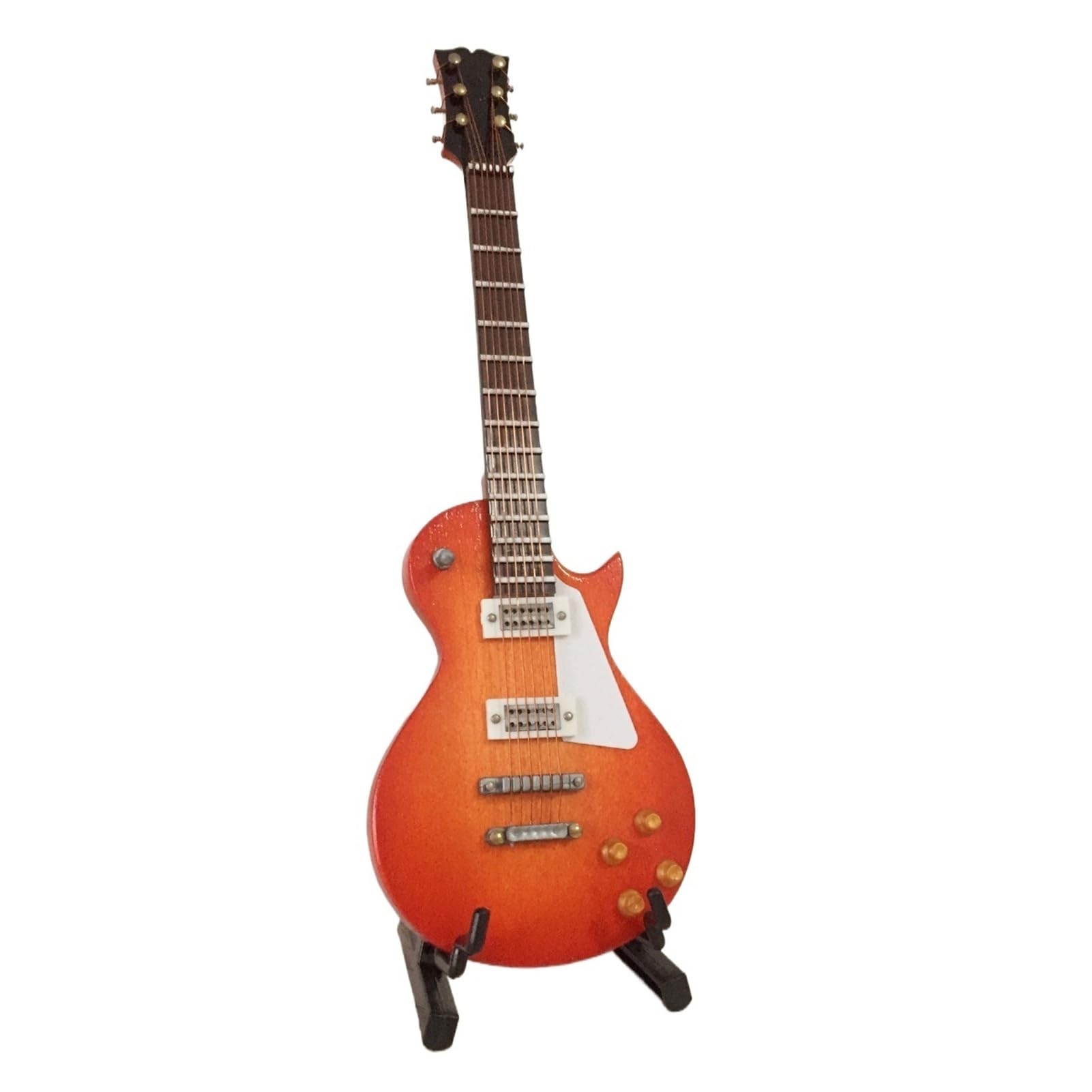 18cm Miniature Electric Guitar Model Ornament Musical Instrument Decor