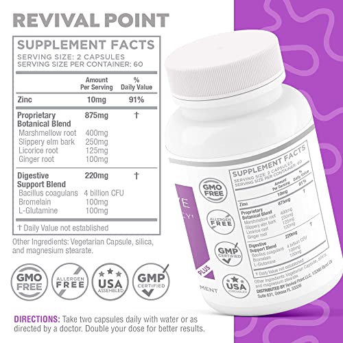 Advanced Gut, Leaky Gut Repair & Digestive Health Supplement For Women & Men With 8 Science Backed Superfoods, Probiotic Strains & Mineral- Supports Gut Health, Gut Cleanse & Detox - 180 Capsules #TOP3