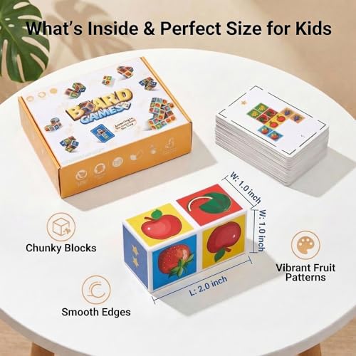 3D Fruit Match Master juego de mesa - Puzzle y estrategia miniatura 3
