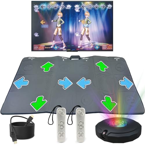 Dance Mat, Electronic Dance Mat for TV with HD Camera, Wireless D...