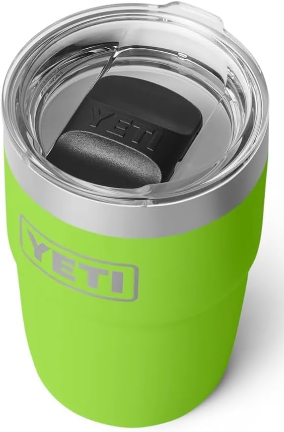 YETI Rambler 8 oz (236 ml) Stackable Cup with Durasip Ceramic Lining, Stainless Steel Vacuum Insulated Coffee Cup with Removable Magslider Lid, Venom โ image 1