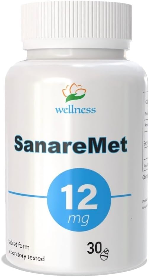 SanareMet for Person 12mg, Ultimate Body and Skin Repair & Cleanse, 30 Units