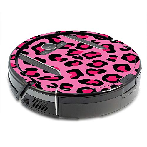 Image of MightySkins Skin Compatible with Shark Ion Robot R85 Vacuum Minimum Coverage - Pink Leopard | Protective, Durable, and Unique Vinyl wrap Cover | Easy to Apply, Remove | Made in The USA