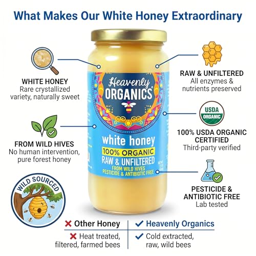 Heavenly Organics Honey White 22 oz – Pack de 2 miniatura 5
