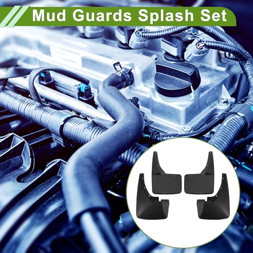 Image of Mud Flaps Splash Guards for Cadillac Escalade 2012-2019 Front and Rear Mud Guards 1 Set