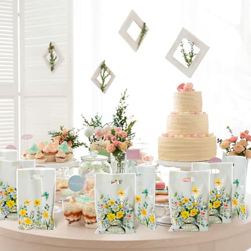 Arowlwesh AW-BRIGHT FLOWER BAGS 50P Bright Wildflower Party Favor Bags thumb #6