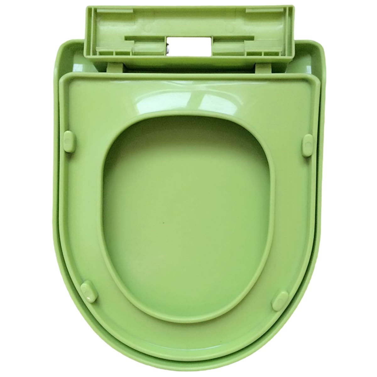 Asiento y Pp Material Color de Fácil Claro Verde Sanitario Inodoro Instalar para Niños Pequeños Adecuado para Entrenamiento y Viajes