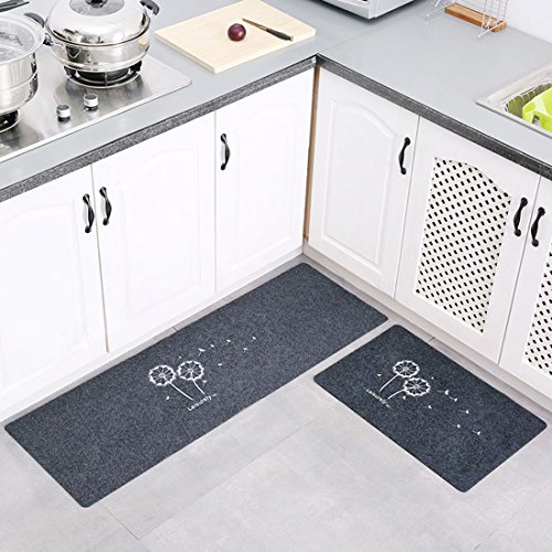 Levoberg Alfombra de Cocina Parte Delantera Fregadero 2 Piezas Alfomb