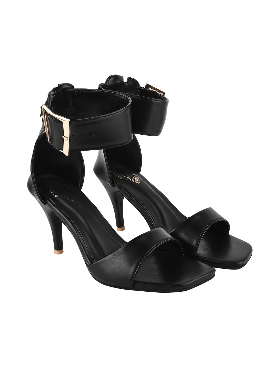 Shoetopia Stylish Square Toe Black Stiletto Heels For Women & Girls /UK7 (B0CHVXKDRP) Amazon Price History, Amazon Price Tracker