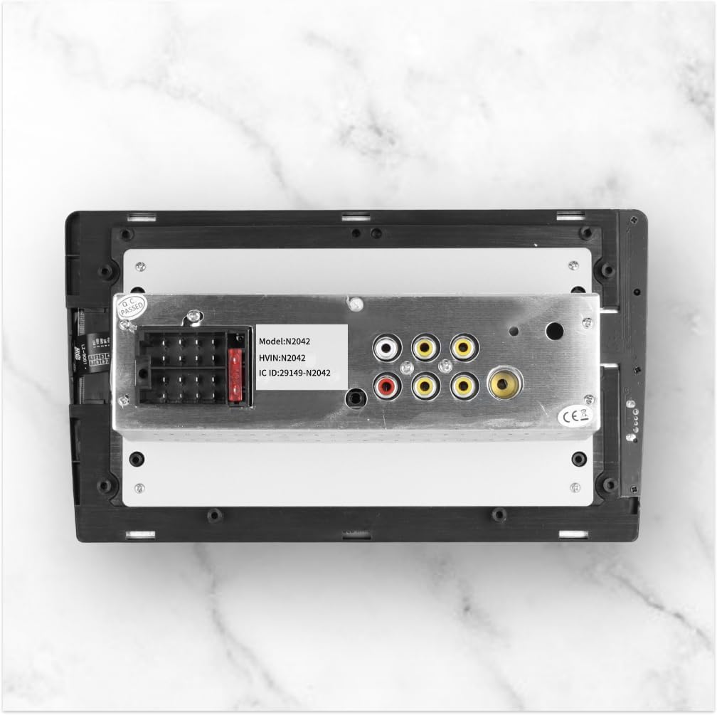 Single Din Car Stereo with 9" Wireless Carplay Android Auto, Rimoody 1 Din Car Radio Touch Screen Carplay with Mirror Link, Bluetooth, FM Radio, EQ/USB/DVR Backup Camera Steering Wheel Control - Image 8