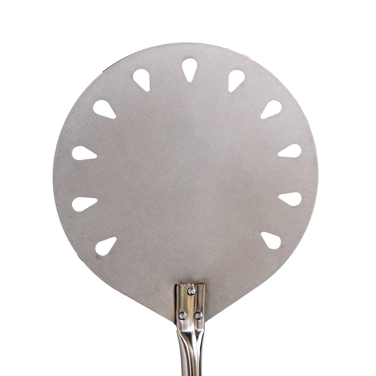 Univers Du Pro BELLANAPOLI - Pelle à pizza Ronde Inox Ø22cm Manche 1.50m Qualité Professionnelle