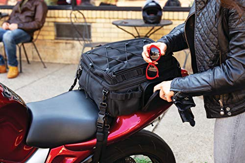 Kuryakyn 5214 Momentum Roamer Bolsa de Cola para Motocicleta Resistente al Clima, Negra miniatura 4