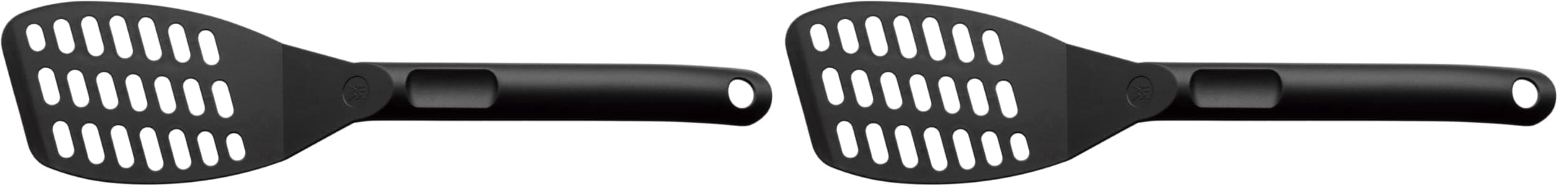 WMF Pfannenwender Kunststoff 31 cm, Wender mit Ablage-Knick und Aussparungen, Pfannkuchenwender, spülmaschinengeeignet (Packung mit 2)