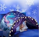 Bed Tent for Girls and Boys - Indoor Space Tent, Children's Playroom, Christmas and Birthday Gift (Snowflake)