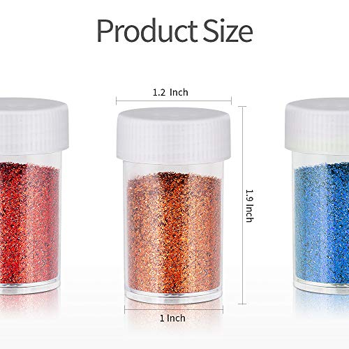 Teenitor TNT789 Fine Glitter For Crafts Set, 24 Jars Hair Glitter For Face And Body Glitter thumb #1