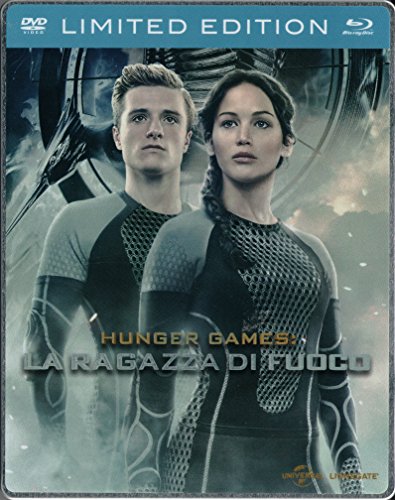 Hunger Games La Ragazza Di Fuoco (Dvd + Blu Ray) Steelbook (Stickerbook) Limitata Italiana
