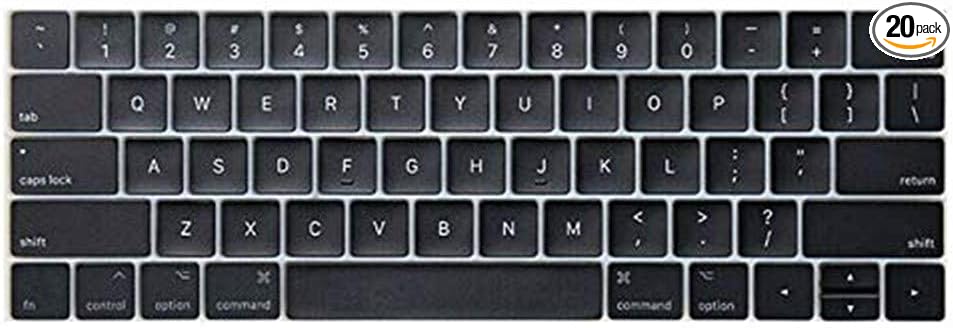 amazon com replacement keyboard keycaps full set of us replacement keycaps qwerty for macbook pro retina 13 15 model a1706 a1707 2016 2017 year electronics