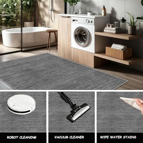 Tapis salon antidérapant lavable pour sécuriser et décorer le sol - 7
