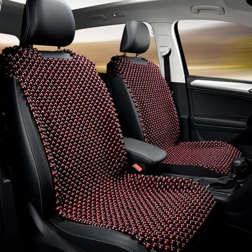 Natural Wood Bead Seat Covers Suitable, for Suzuki Reno 2004 2005 2006 2007 2008, Featuring Massage...