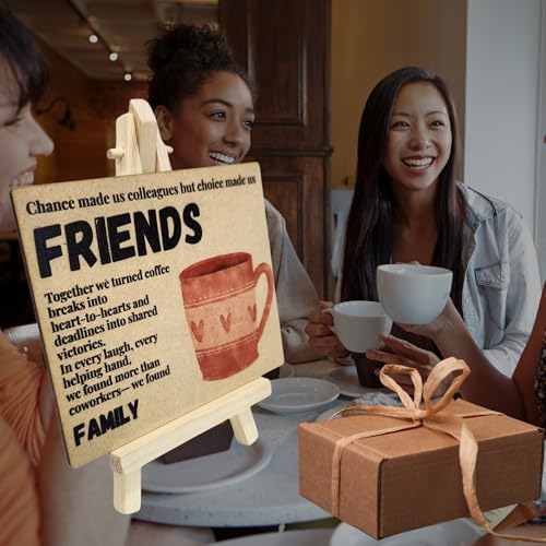 Wooden Friends Plaque with Easel – Appreciation Gift by tinydabba - 4
