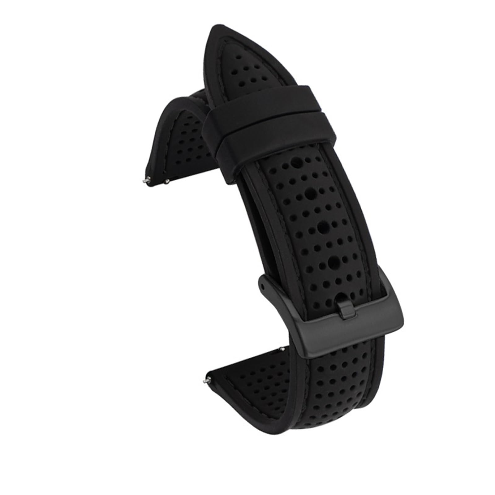 Uniwersalny pasek do zegarka 18 mm 20 mm 22 mm 24 mm sportowy wodoodporny silikonowy pasek do zegarka szybkie zwalnianie oddychająca gumowa opaska na nadgarstek