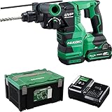【Amazon.co.jp限定】HiKOKI(ハイコーキ) 36V 充電式 ロータリハンマドリル DH3628DA SDSプラスシャンク 蓄電池1個・充電器・ケース付 DH3628DA(XPZ)