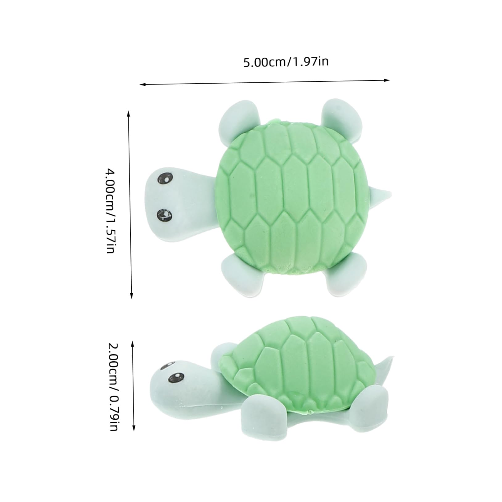 Supvox 5 Sätze Radiergummis Schildkröte Lustige Cartoon Radierer Für Schule Und Basteln Tier Radiergummis Praktische Schreibwaren Zufällige Farbe Stück * 5