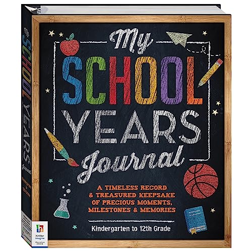 Image of Hinkler: My School Years Journal - Preserve Memories of Children, Kindergarten to Grade 12, Store Certificates & Medals, Comes with Height Chart