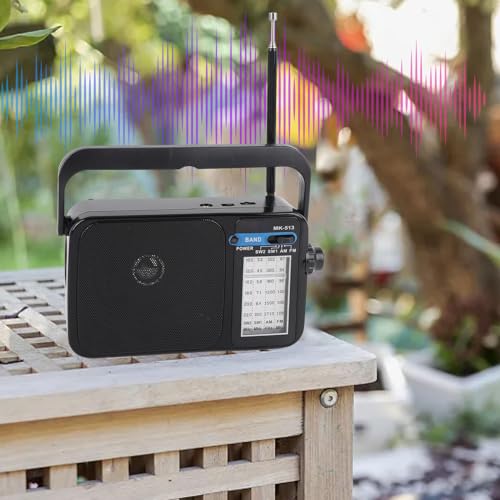 Radio Diyeeni AM FM SW portátil con Bluetooth miniatura 4