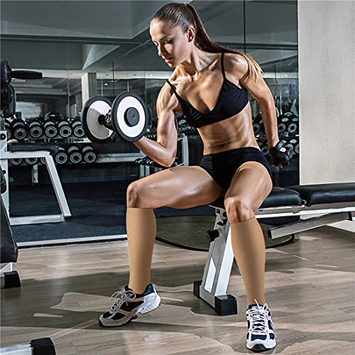 Image of Copper Compression Socks (3 Pairs), 15-20 mmhg is BEST Athletic & Medical for Men & Women, Running, Flight, Travel, Nurses - Boost Performance, Blood Circulation & Recovery