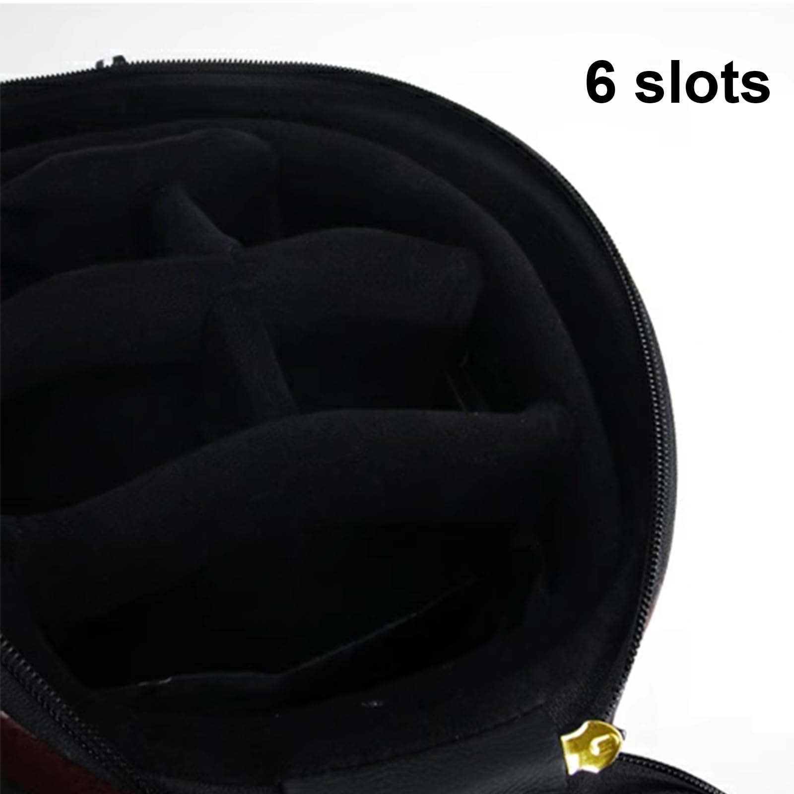 Bolsa de Golf de Cuero para Hombres, Bolsa de Golf portátil Impermeable, Bolsa de Viaje para Palos de Golf, Bolsa de Almacenamiento Liviana para Campos de Golf y Viajes