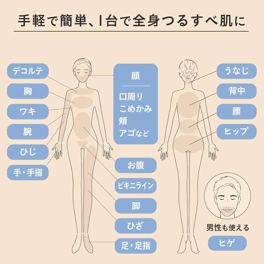 スムーズスキン bare pop 脱毛器 収納ケース付きセット レディース メン Amazon | スムーズスキン bare pop 脱毛器 収納ケース付きセット