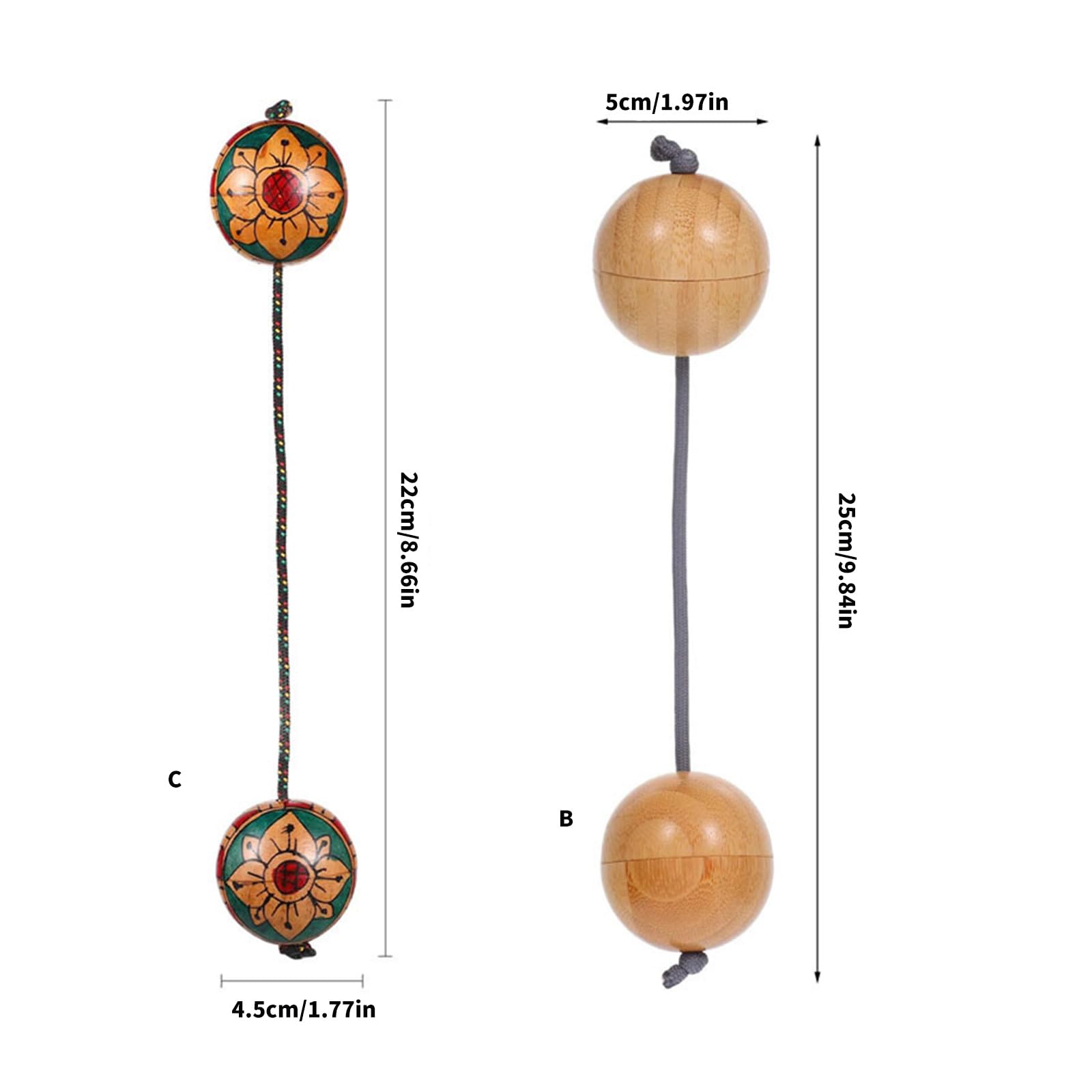 Aslatua africano de madera con forma de balón de arena, instrumento de percusión para estudiantes, adultos, principiantes, madera