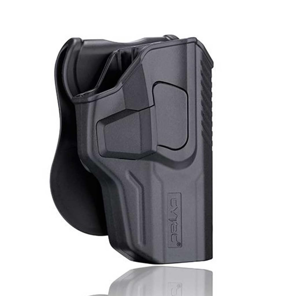 Funda pistolera Rígida Gen.3 para Pistola USP y USP Compact, Polímero de Alta Resistencia, Negro, Sistema de Rotación 360 Grados, Liberación Rápida