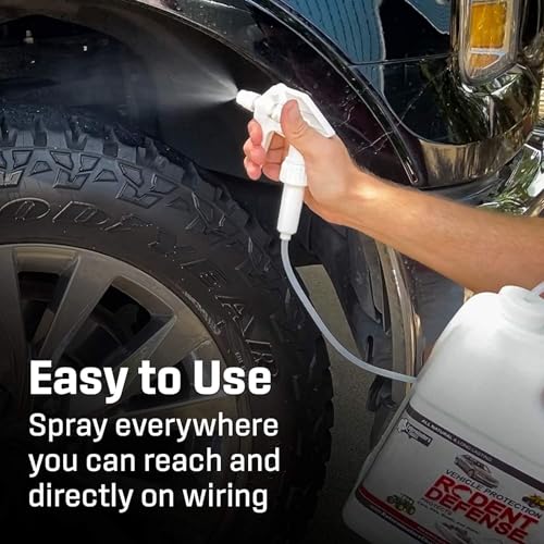 Exterminators Choice Mice & Rat Protection Spray - 128 Fl Oz Vehicle Protection & Outdoor Mouse Control - Natural Peppermint Formula & Peppermint Oil - Easy Application & Gallon Spray - Thumbnail 4