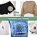 Easy Clothing Embroidery Kit - 34 Water Soluble Stick & Stitch Designs - Embroidery Kit for Clothes Starter Pack, Beginners All Inclusive Kit for Clothing Embroidery