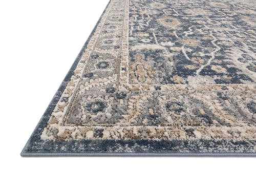 Tapete Loloi Teagan Denim Pebble 2'8" x 10'6" miniatura 6