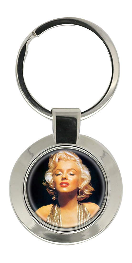 Giftshop Uk Unisex Silver Coloured Metal Marilyn Monroe Key Ring