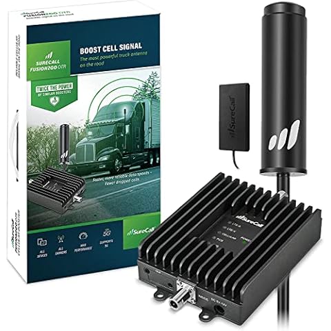 SureCall Fusion2Go OTR Cell Phone Signal Booster for Trucks, Work Vans, Fleets, Boosts 5G/4G LTE, Verizon AT&T Sprint T-Mobile, Large Vehicle RV Trailer, Multi-User, FCC Approved, USA Company Cover