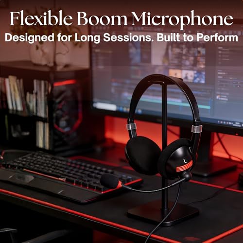 Image of USB Headphone with Noise-Canceling Mic | Ideal for Teams, Zoom, Office & Call Center Use | Comfortable Wired Headset for PC & Laptop | Model: Meta MT440 (Black)