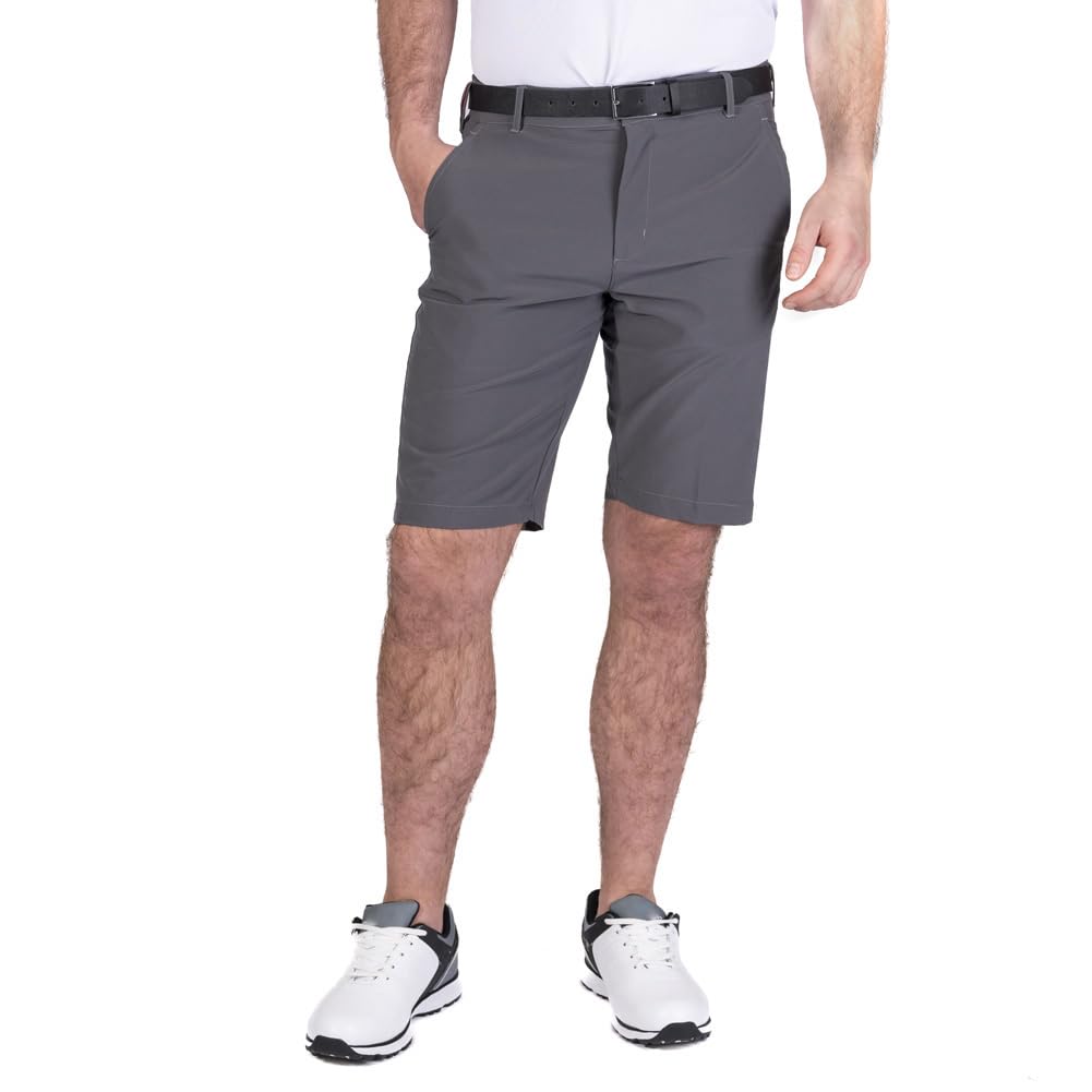 Island Green Men's Golf Tapered Stretch Shorts - Charcoal - 42R