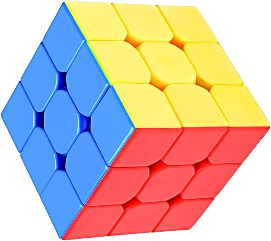 SarG High Speed Puzzle Game Square Cube 3X3 for Kids and Adults - (Pack of 2)