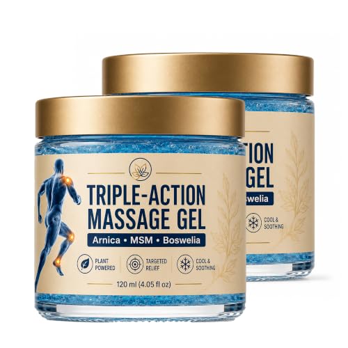 Triple Action Cooling Massage Gel, Fast-Absorbing, Non-Greasy Finish (2) image 2
