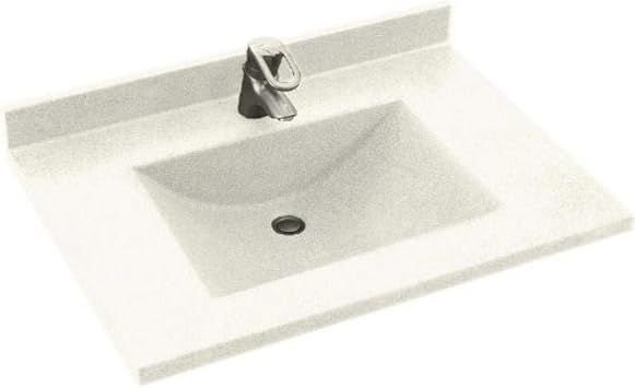Swan CV02225.018 سطح صلب بغطاء واحد بومة فانيتي توب ، 25 "L x 22" H x 6.25 "H